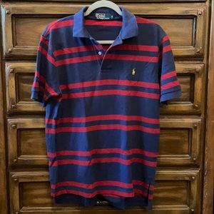 Polo by Ralph Lauren red and blue striped polo